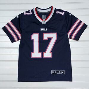 Nike NFL Kids Buffalo Bills Josh Allen #17 Jersey Size S (8) Navy